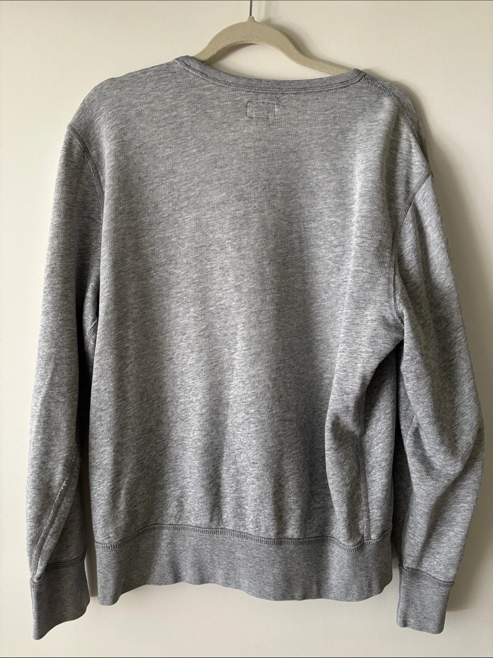 J. Crew Men’s Heather Gray Crewneck Pocket Sweatshirt